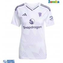 Manchester United Matheus Cunha #10 Gostujuci Dres za Ženska 2025-26 Kratak Rukav